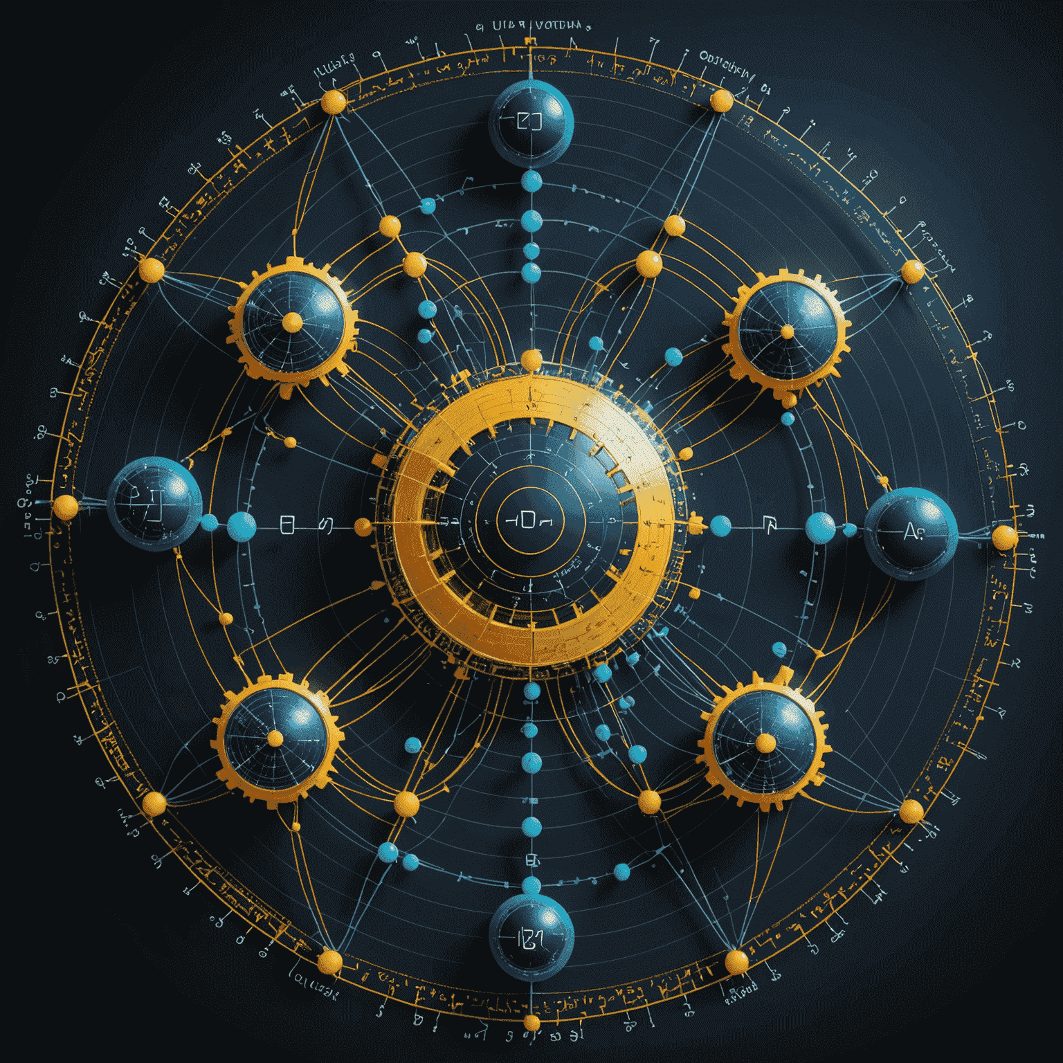 A visual representation of quantum algorithms, showing complex mathematical equations and quantum circuit diagrams